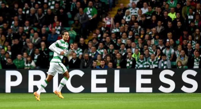 Virgil Van Dijk in action for Celtic. Picture: Getty