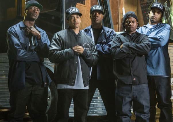 Straight Outta Compton is a timely biopic of rap pioneers NWA but it fails to address the band's misogyny. Picture: Contributed