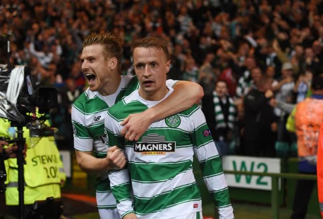 Leigh Griffiths and  Stuart Armstrong have made it into the Scotland squad. Picture: SNS