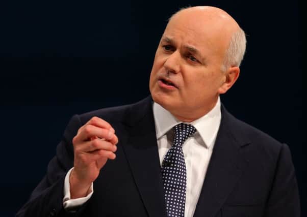 Iain Duncan Smith said he wants to ask people 'what can you do, not just what can't you do'. Picture: PA