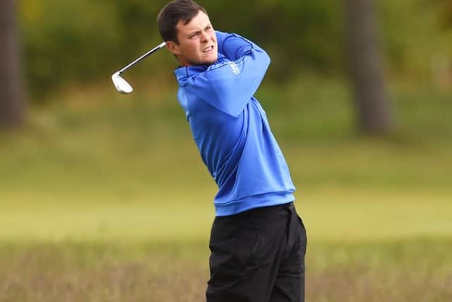 Jack McDonald, pictured, and Grant Forrest are Scotland's representatives in the Great Britain & Ireland team for the Walker Cup. Picture: SNS