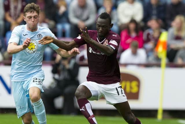 Juwon Oshaniwa has spoken of his ambition to help Hearts challenge for a title. Picture: Ian Rutherford