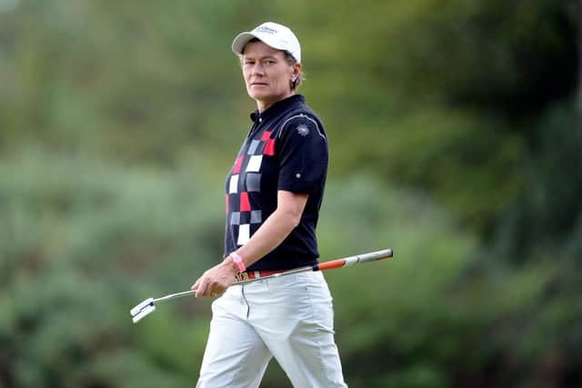 Catriona Matthew 'couldn't have been happier' to earn a place in Europe's Solheim Cup team. Picture: Neil Hanna