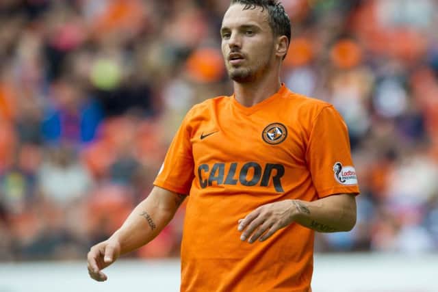 Rodney Sneijder in action for Dundee United against Aberdeen. Picture: SNS