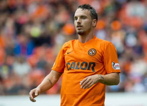 Rodney Sneijder in action for Dundee United against Aberdeen. Picture: SNS
