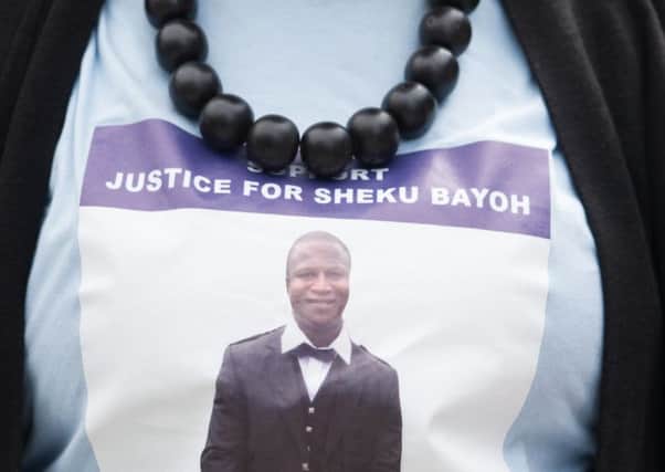 Sheku Bayoh's family will hold talks with the Lord Advocate Frank Mulholland. Picture: John Devlin