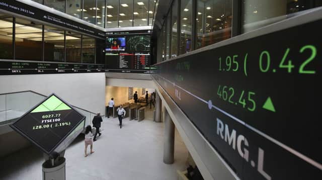 The FTSE 100 fluctuated around the 6,000 mark yesterday, as fears continue of further turbulence. Picture: PA