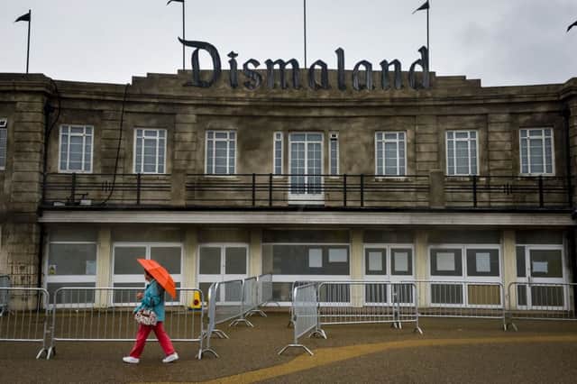 Banksy's exhibition theme park 'Dismaland' at Weston-super-Mare, Somerset. Picture: PA