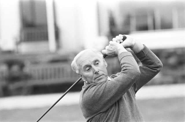 Finlay Morrison: Professional golfer who was still playing to a high standard well into his 90s. Picture: Denis Straughan