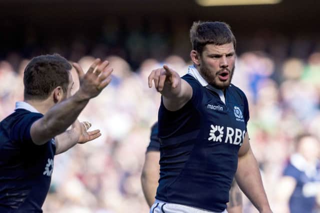 Ford, right, is relishing another physical battle with Italy at BT Murrayfield. Picture: SNS Group/SRU