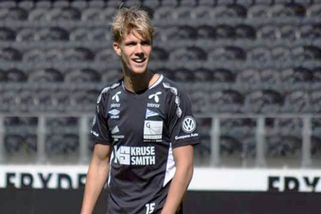 Kristoffer Ajer doesn't expect to leave IK Start any time soon. Picture: ikstart.no