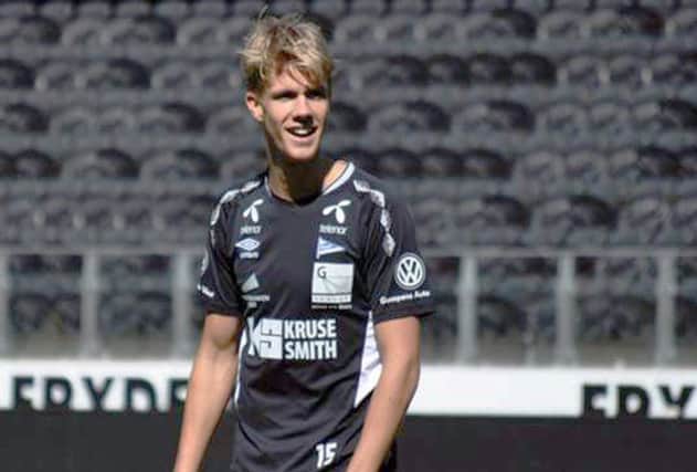 Kristoffer Ajer doesn't expect to leave IK Start any time soon. Picture: ikstart.no