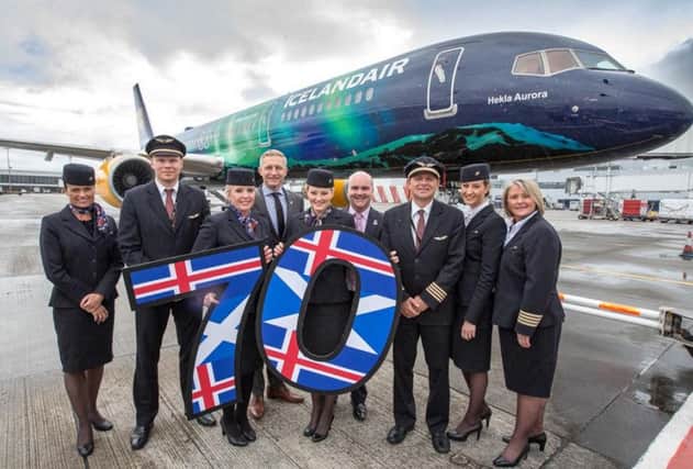 Icelandair has announced extra flights between Glasgow and Reykjavik. Picture: Icelandair