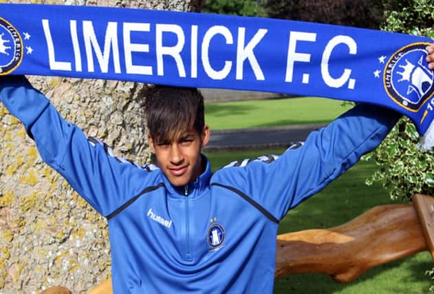 Barry Cotter, Limerick FC's 16-year-old forward, bears a 'striking' resemblance to Brazilian ace Neymar. Picture: LimerickFC.ie