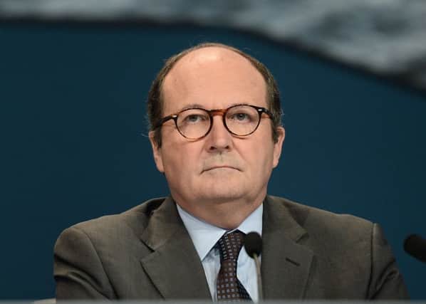 Totals finance boss Patrick de La Chevardiere. Picture: AFP/Getty