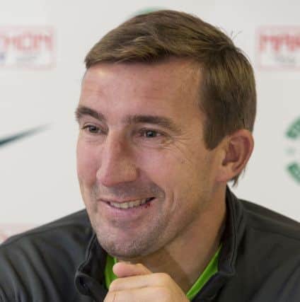 Hibs manager Alan Stubbs was reticent yesterday about the prospect of signing Billy Mckay. Picture: SNS