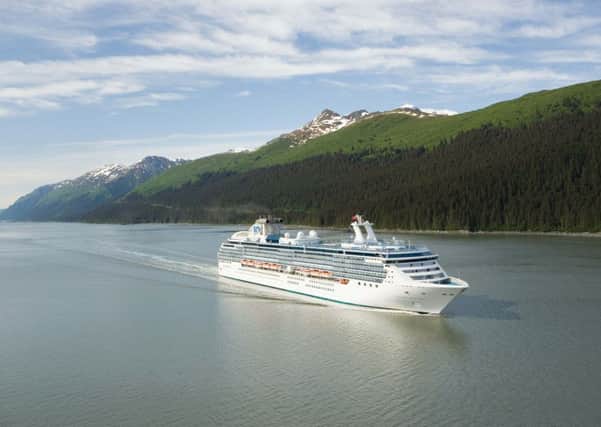 Island Princess cruise ship putting to sea. Picture: Contributed