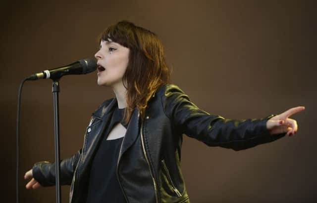 Lauren Mayberry of Chvrches. Picture: PA