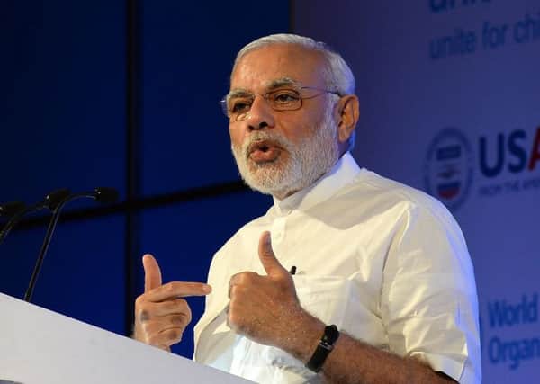 Modi praised the courage of Indias armed forces. Picture: Getty Images