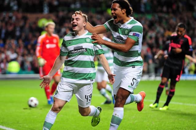 Celtic played Ajax at Parkhead in 2013. Picture: John Devlin