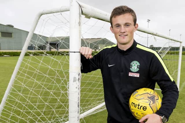 Hibernian's Liam Henderson. Picture: SNS