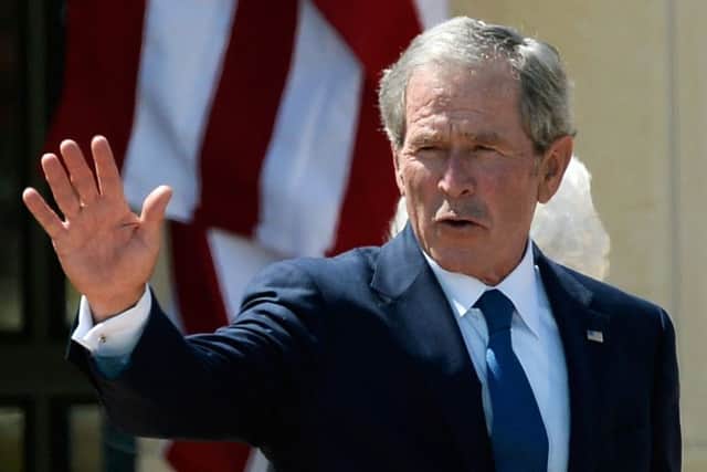 George W Bush: New Orleans visit. Picture: Getty Images