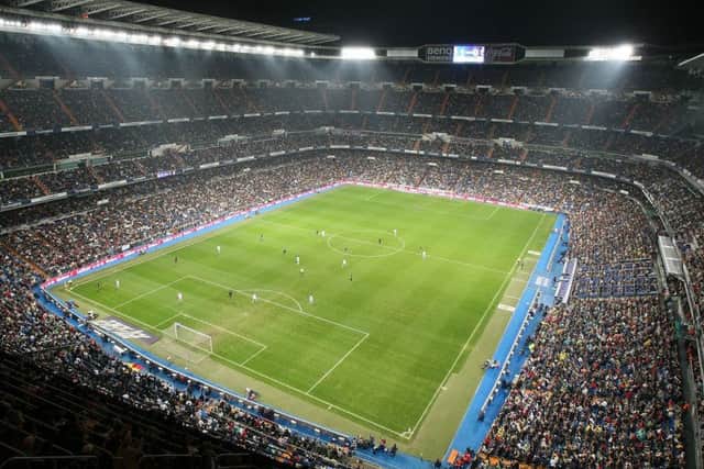 Stadium tours include the Bernabeu in Madrid. Picture: Getty Images