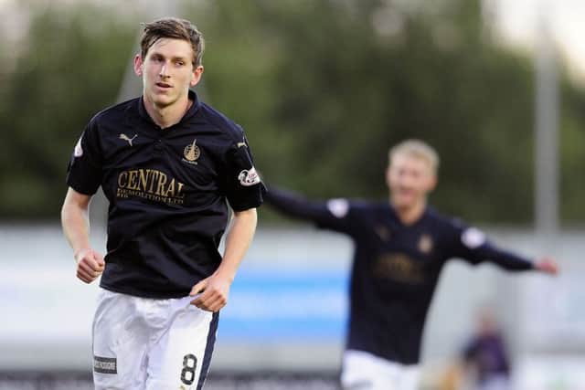 Blair Alston celebrates his goal. Picture: Michael Gillen