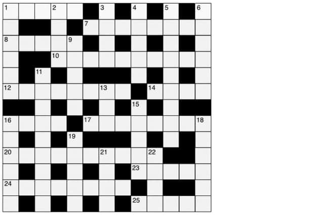 The Scotsman compact crossword, 29/08/2015