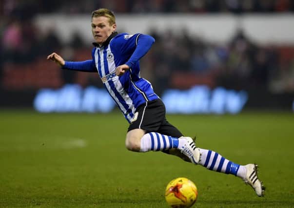 Billy Mckay of Wigan has signed on loan for Dundee United. Picture: Getty Images
