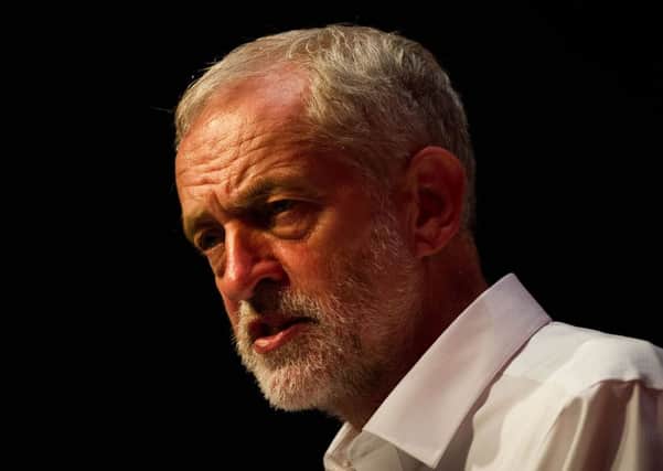 Jeremy Corbyn speaks at the EICC ahead of the election for the new leader of Labour. Picture: Steven Scott Taylor