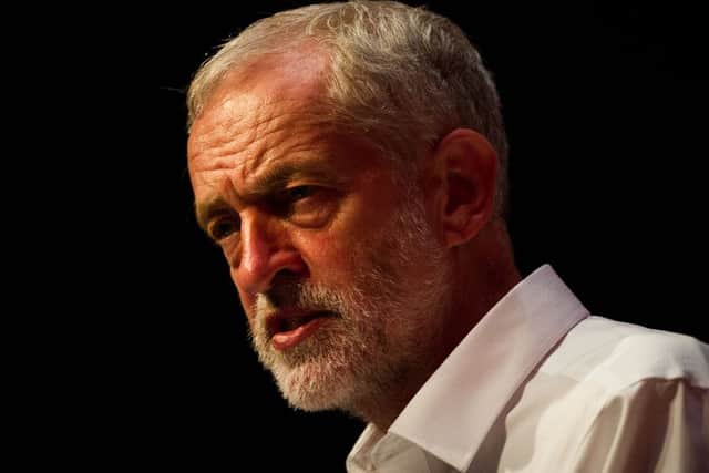 Jeremy Corbyn speaks at the EICC ahead of the election for the new leader of Labour. Picture: Steven Scott Taylor