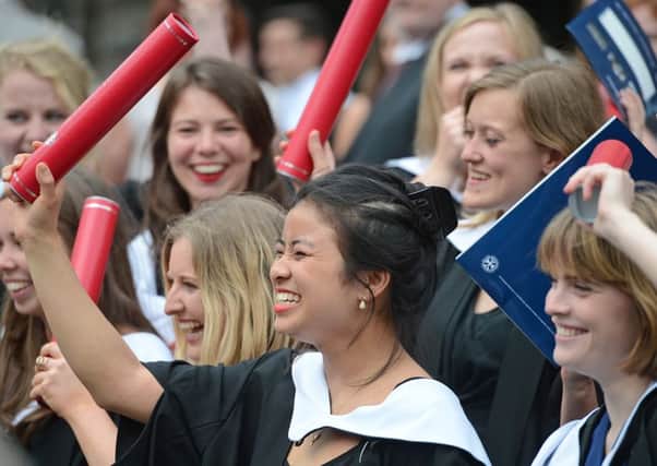 Graduating students from University of Edinburgh.


 Picture: Neil Hanna