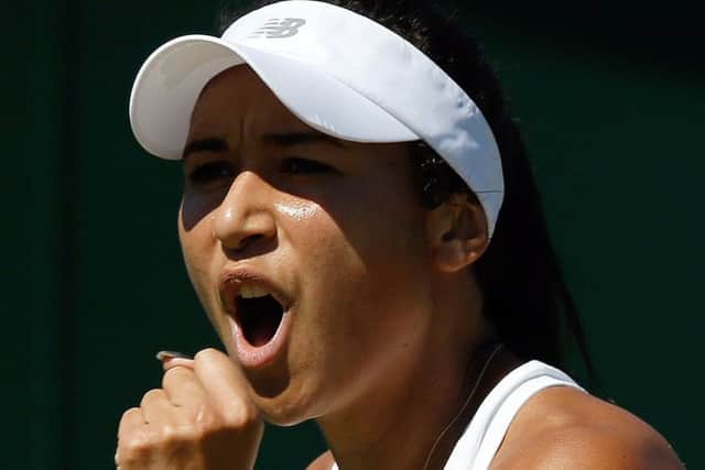 Heather Watson feels like she is finally hitting some form. Picture: Getty