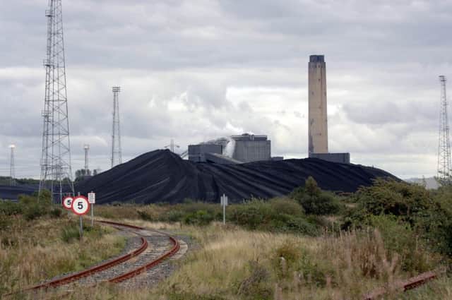 Longannet power station faces closure and with its demise rail freight services supplying coal to the plant will cease. Picture: Ian Rutherford