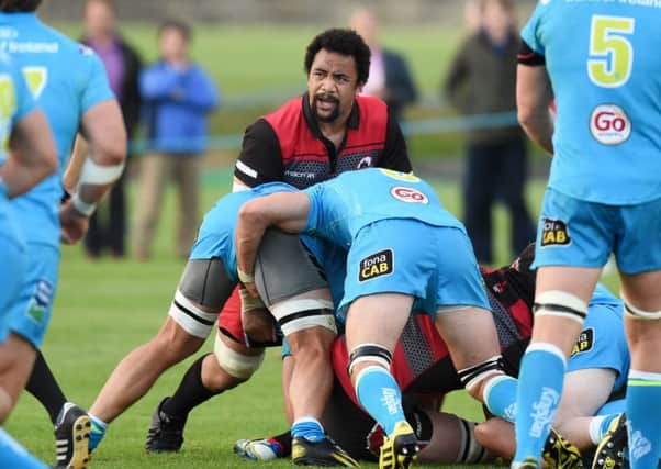 Nasi Manu during his second-half appearance for Edinburgh in their win over Ulster last week. Picture: SNS