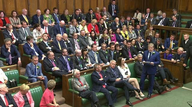 The SNPs group of 56 Westminster MPs have yet to see any rebellions or dissent within the ranks. Picture: Contributed