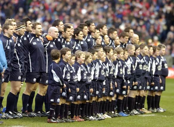 At rugby matches, Flower of Scotland has become an unofficial anthem for the Scottish team. Picture: Ian Rutherford