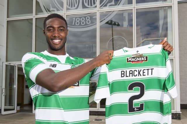 Tyler Blackett hopes that playing for Celtic will improve his chances of an England call-up. Picture: SNS