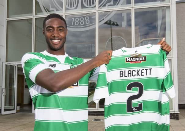 Tyler Blackett hopes that playing for Celtic will improve his chances of an England call-up. Picture: SNS