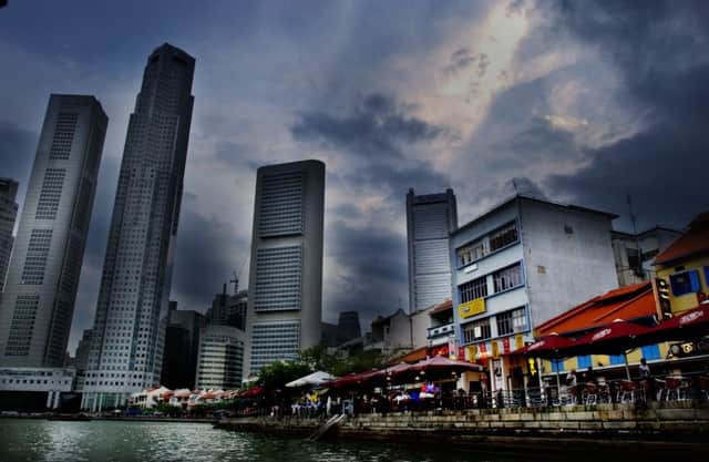 Singapore harbour and financial district. The health ministry said the ban was lifted on 1 April. Picture: Phil Wilkinson
