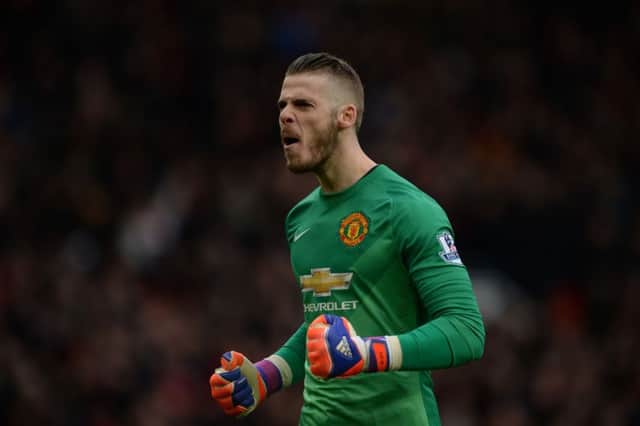 Manchester United goalkeeper Dave de Gea. Picture: PA