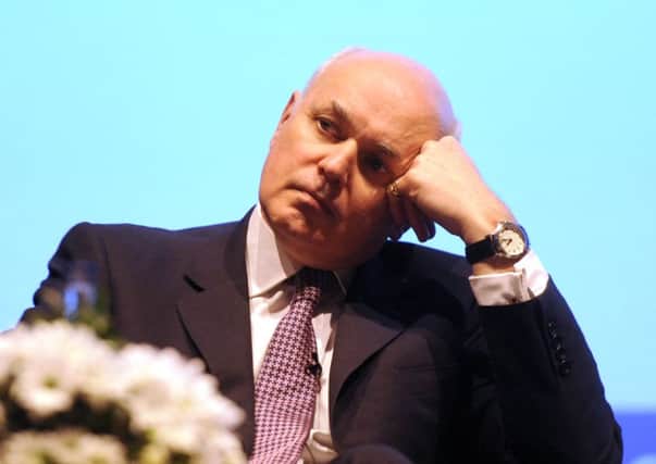 Iain Duncan Smith was adamant new reforms would encourage more people into work. Picture: Greg Macvean