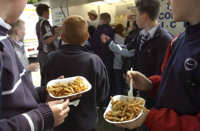 Five burger van vendors are taking a local council to court over North Lanarkshire council's decision to prevent them from selling food to pupils. Picture: TSPL