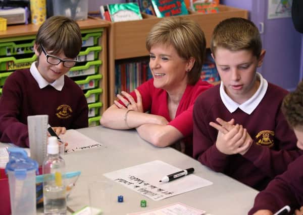 Nicola Sturgeon has announced that national testing will be introduced in Scotland's schools. Picture: PA