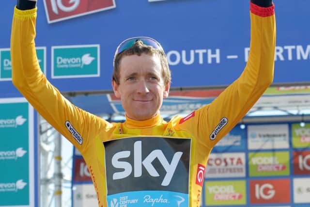 Bradley Wiggins returns to the race he won in 2013 when he leads his team at the Tour of Britain. Picture: PA