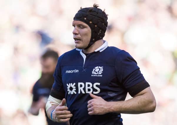 Tim Swinson in action for Scotland in this year's Six Nations. Picture: SNS/SRU