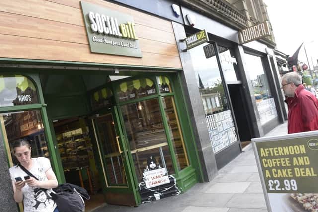 Social Bite's store in Edinburgh