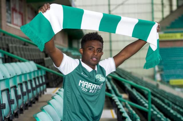 Islam Feruz was a shock signing for Hibernian. Picture: SNS