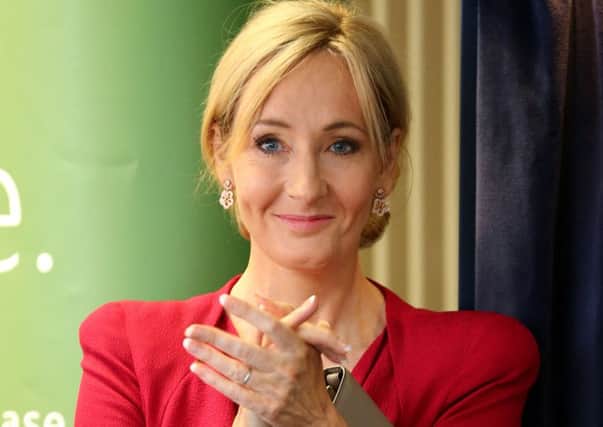 JK Rowling has been releasing snippets of information about Harry Potter's children. Picture: PA